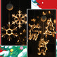 ⏳ Nur noch heute – 50 % Rabatt!! 🎄❄️ DIY Weihnachts-Schneeflocken-Saugnapf-LED-Lichter ✨ | Batteriebetrieben, warme und bunte Farben zur Auswahl, Saugnapflichter für Fenster, Weihnachtsdeko für Zuhause und Partys