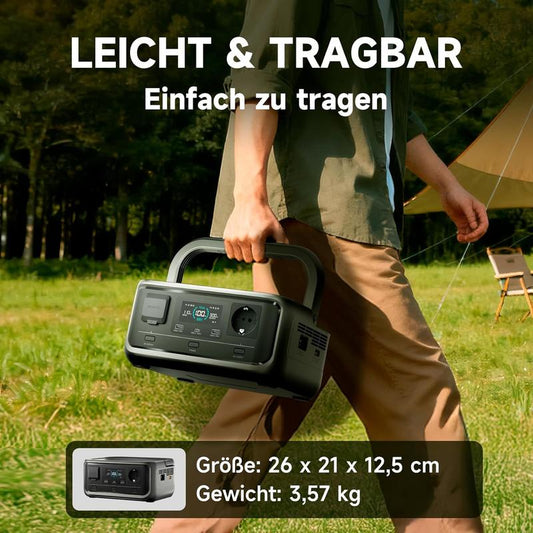 ⚡300-W-Außen-Netzteil mit LFP-Akku