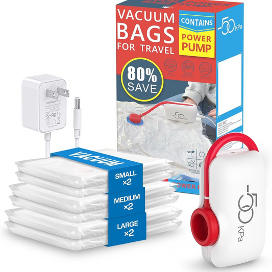 Vacuum Storage Bags with USB Electric Pump