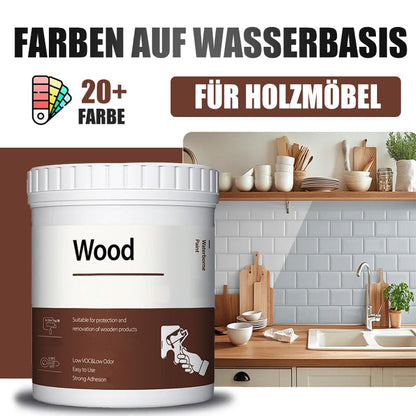 💥💥Umweltfreundliche, geruchsneutrale Holzmöbel-Reparatur- und Renovierungsfarbe auf Wasserbasis