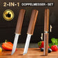 2-in-1 Doppelmesser-Set