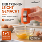 🍳 zeitlich begrenzt /nur für kurze Zeit！！ & Eigelb-Separator – hygienisch, einfach in der Handhabung & vielseitig für rohe und gekochte Eier 🥚