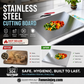🔥50 % Rabatt🔥Must‑Have Cooking Tool！🥩🥦Safer, Cleaner & More Convenient!💥304 Stainless Steel Cutting Board