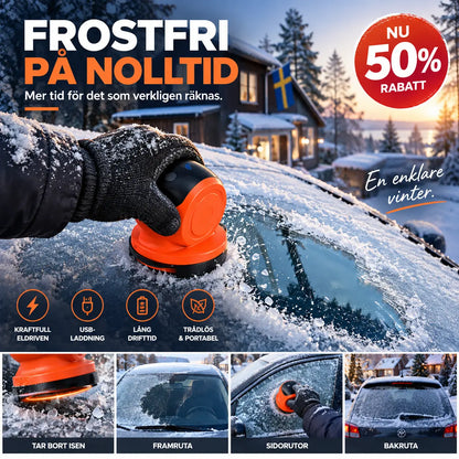 🔥50 % RABATT JETZT! Wiederaufladbarer elektrischer Eiskratzer mit LCD-Bildschirm für Autoscheiben ❄️🚗