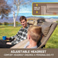 🪑 Campingstuhl, tragbar und leicht, bequem, klappbarer Schaukelstuhl mit Tragetasche für Camping, Wandern, Terrasse, Angeln, Belastbarkeit bis zu 113 kg, Campingliege, klappbarer Stuhl