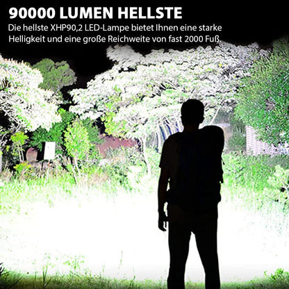 LED wiederaufladbare taktische Laser-Taschenlampe 160000 hohe Lumen