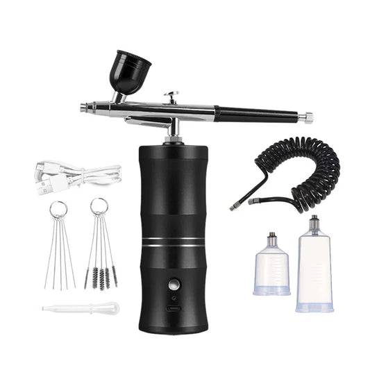 🎨 Elektrisches Airbrush-Set mit Kompressor – Dein tragbares Studio für mühelose Kreativität! ✨