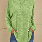 Klassischer lässiger langärmeliger Pullover