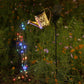 Solar Wasserfallleuchte Gießkanne - IP55 Wetterfest mit LED Lichterkette für Garten