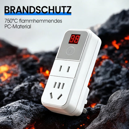 Digitale Steckdose mit Timer und Display