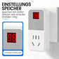 Digitale Steckdose mit Timer und Display