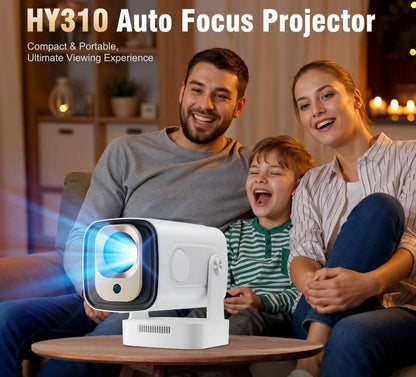 Auto Focus Projektor 330ANSI Google Assistant Native 1080P Android 11 Allwinner H713 WIFI6 BT5.4 180° Flexible Auto Keystone Correction Tragbare Heimkinematte