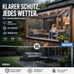 📢📢50 % Rabatt!! 🛡️🌧️Hochwertige, wetterfeste, transparente Planen (14 Mil)