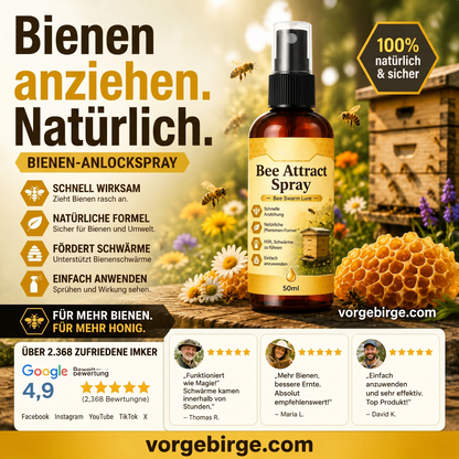 🐝 Natürliches Outdoor-Bienenlockspray