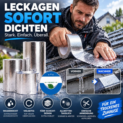 🔥⏰ 50% RABATT 💥 Wasserfestes Butyl Reparaturband – Allwetter Dichtband für Dach, Rohr & Leckagen 🛠️🇩🇪