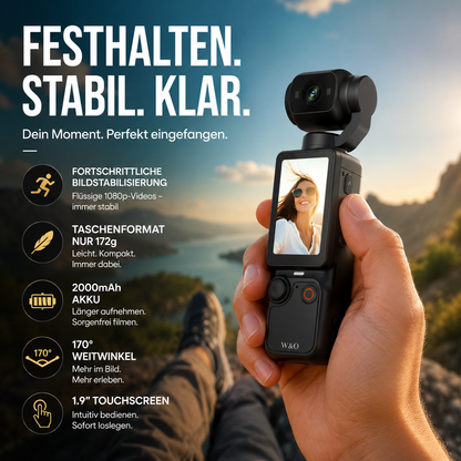 📸✨ 【Limitierte Auflage – 52 % Rabatt】Taschenkamera mit klappbarem Display – Selfies perfekt in Szene setzen 📱💄 sofort teilen, ohne Nachbearbeitung