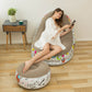 [Thoughtful Gift] Thickened aufblasbaren Sitzsack Stuhl für Erwachsene mit Fußhocker