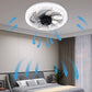 🌞50% Rabatt!💡2-in-1 dimmbare Deckenventilatorlampe mit Fernbedienung – Leise, verstellbar und platzsparend