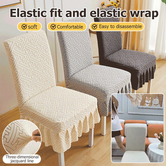 🔥 50% RABATT! 💺 ESSZIMMERSTUHL-BEZUGSSET - 6-teilig mit elastischen Bändern, Hochwertiges Polyester, Einfache Montage in 5 Farben 🛋️✨