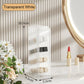 🌸 Zahnbürsten-Organizer mit Schiebedeckel – Wandmontage, staubdicht & ideal für kleine britische Badezimmer und Gäste-WCs 🏠