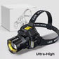 Wasserdichte,wiederaufladbare Outdoor-Stirnlampe mit Stirnband