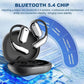 🔥HEIßER SALE 50% RABATT🔥Echte Leistungsstarke Bluetooth 5.4 Open-Ear-Ohrhörer, IPX5 Wasserdicht