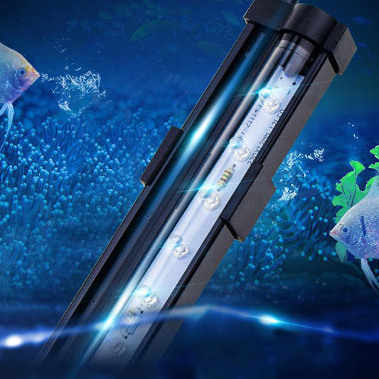 💕💕LED Aquarium Buntes Luftblasenlicht