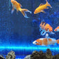 💕💕LED Aquarium Buntes Luftblasenlicht