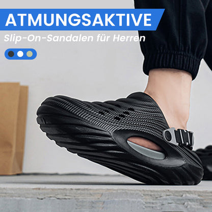 Slip-On-Sandalen für Herren🎉🩴Zwei Arten, ein Paar Schuhe zu tragen🩴💥💥Befristetes Angebot: 50% Rabatt auf Bestellungen