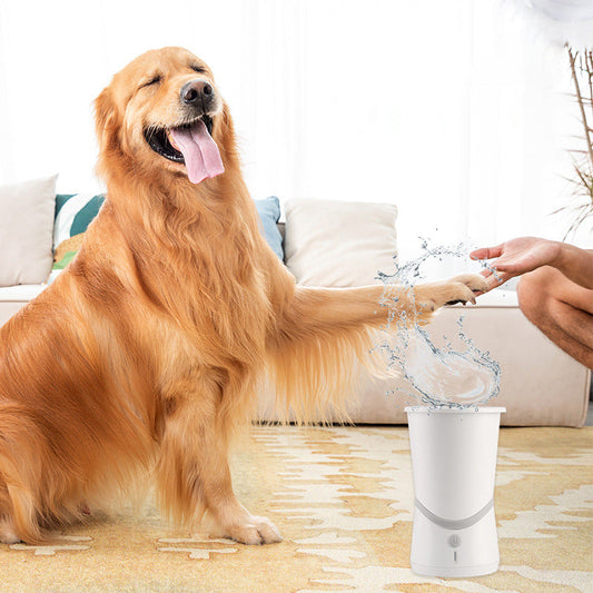 ⌛ Nur für kurze Zeit 30 % RABATT 🐩 Automatischer rotierender Pfotenreiniger für Haustiere