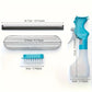 🌟🧽 4-in-1 Glasreiniger – Kombiniert Wischer, Schaber, Bürste und Sprühflasche 💦🪟✨🧼