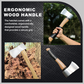 Robuste Axt mit Holzgriff