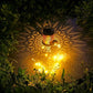 Solar Wasserfallleuchte Gießkanne - IP55 Wetterfest mit LED Lichterkette für Garten