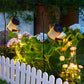 Solar Wasserfallleuchte Gießkanne - IP55 Wetterfest mit LED Lichterkette für Garten
