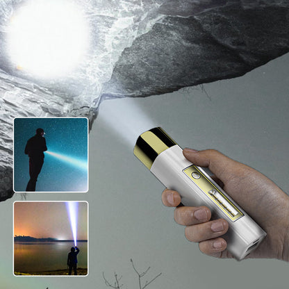 Mini 2-in-1 Taschenlampe & Powerbank mit hoher Leuchtkraft