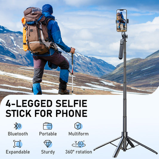 4-beiniger Selfie-Stick für Smartphones