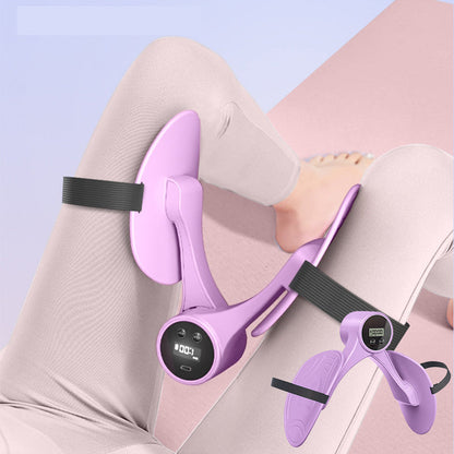 Beckenbodentrainer mit digitaler Zählfunktion und elastischen Gurten