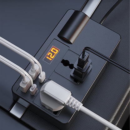 🔌✨ Auto-Wechselrichter 12V/24V zu 220V – 200W + Intelligenter Chip + Digitaldisplay! ✨