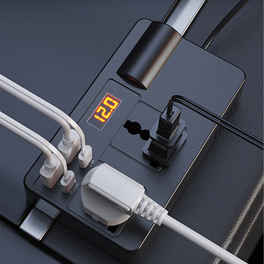 🔌✨ Auto-Wechselrichter 12V/24V zu 220V – 200W + Intelligenter Chip + Digitaldisplay! ✨