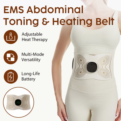 🔥 Effortless Fat Burning at -50% OFF🔥EMS Bauch-Toning & Wärmegürtel