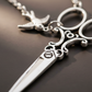 ✨ Elegante Schwalben- & Scheren-Symbol Halskette ✨