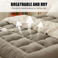 🛏️ 50% RABATT! 🇯🇵 Japanische Tatami-Matratze – Ultraweiches Lammveloursleder – Druckentlastend, Atmungsaktiv & Faltbar ✨