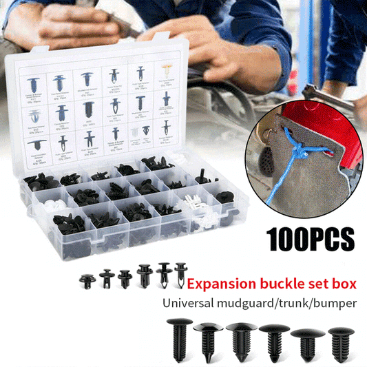 ⏳ Zeitbegrenztes Angebot ⏰ 100-teiliges Universales Expansionsschrauben-Clip-Set