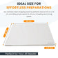 🔥50 % Rabatt🔥Must‑Have Cooking Tool！🥩🥦Safer, Cleaner & More Convenient!💥304 Stainless Steel Cutting Board