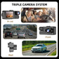 🔥 50 % Rabatt 🚗 3-Kanal Full HD 1080P Dash Cam mit WLAN