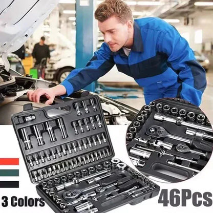 🔧✨ Jetzt im Sale: 46-teiliges Steckschlüssel-Set mit Bits – 50 % Rabatt! 🌟🔩 Profi-Qualität für präzises Arbeiten in Werkstatt & Haushalt. Langlebig & vielseitig.