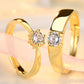 Einstellbares Paar-Ring-Set