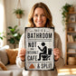 Vintage-Blechschild „Dies ist ein Badezimmer, kein Internetcafé“ & „Getrennt“-Schild – Wanddekoration für Zuhause, Bauernhaus-Waschraum, Badezimmer und Toilette, Vintage-Metallschild