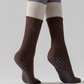 🧦 Wolkenweiche Pilates-Crew-Grip-Socken