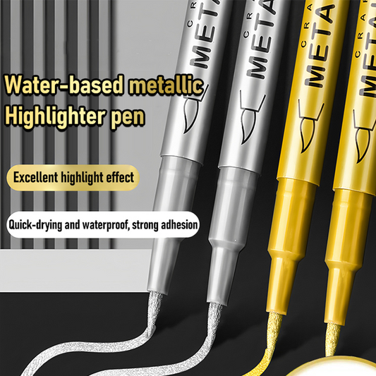 Wasserfeste, schnell trocknende Metallic-Marker